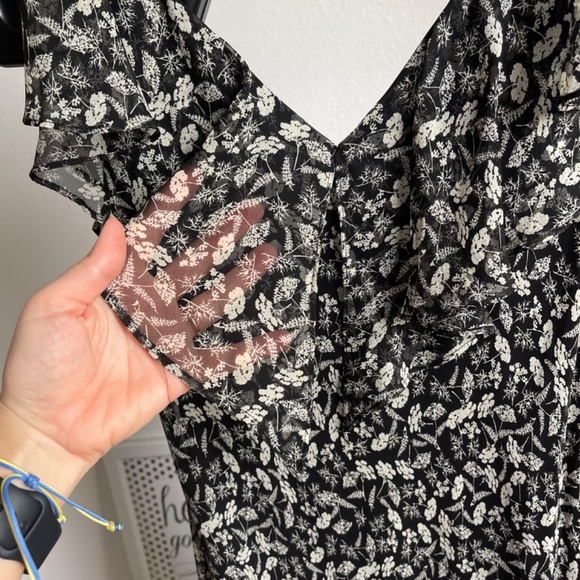 Jones New York Black and White Floral Dress - Picture 6 of 11